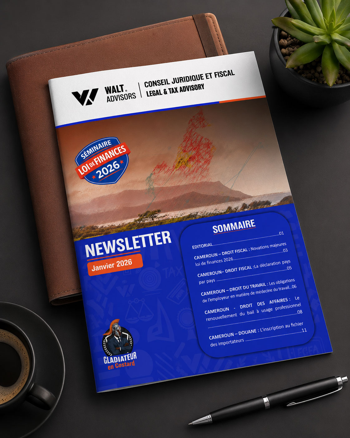 Couverture de la newsletter WALT Advisors — Janvier 2026